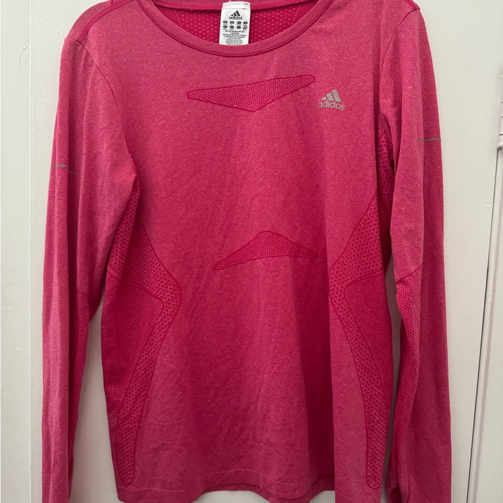 Adidas Fuchsia Long Sleeve Top